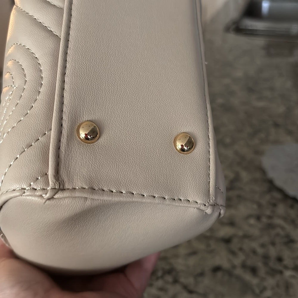 Nwt Valentino Orlandi Cream 
Quilted satchel - Picture 6 of 6